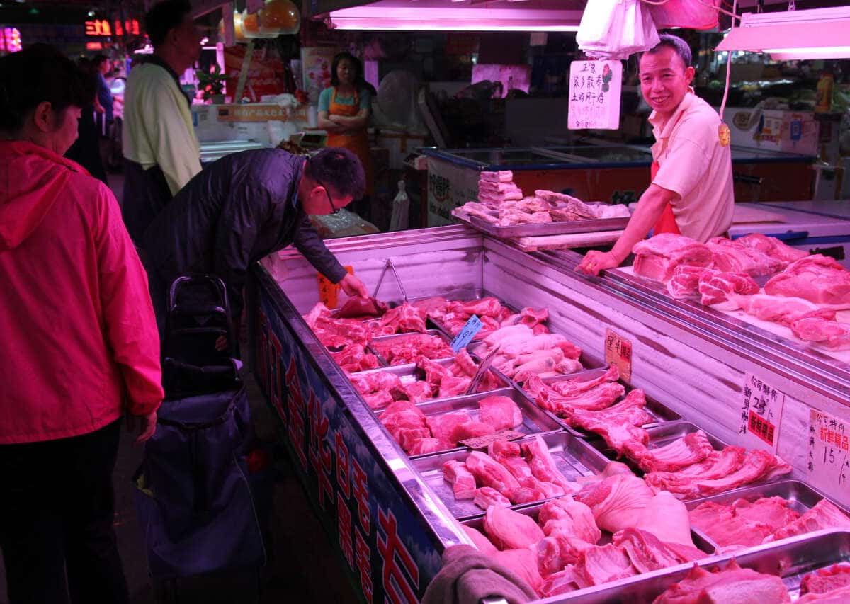 Fleischverkauf China